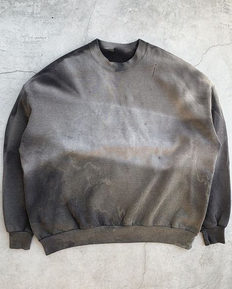 Unsound Rags on Instagram: “Vintage Sun Bleached Crewneck Sweatshirt - 1990s” Bleached Sweater, Harley Davidson Accessories, Minimalist Fashion Men, Workwear Vintage, Career Inspiration, Vintage Sun, Fitness Inspo, Minimalist Fashion, Outfit Sets