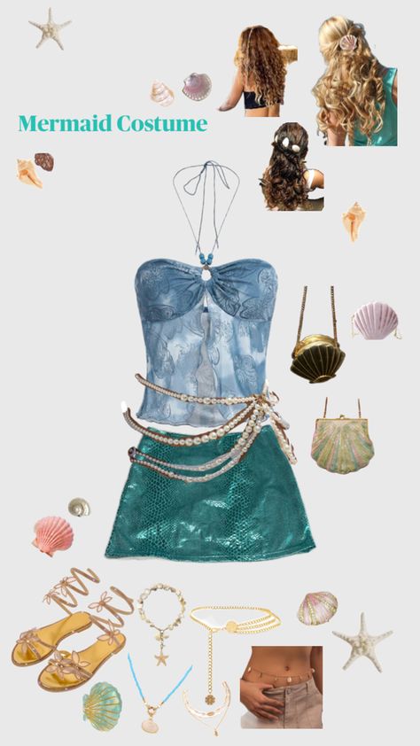 halloween costumes, mermaid Mermaid Corset Costume, Halloween Costumes Mermaid College, Simple Mermaid Costume, Cute Mermaid Costume, Easy Mermaid Costume, Mermaid Costume Adult, Halloween Costumes Mermaid, Aquamarine Costume, The Little Mermaid Halloween Costume