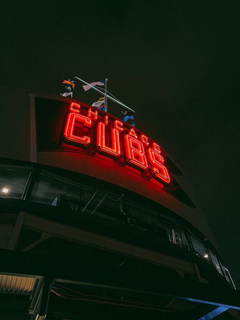 #chicago #cubs #baseball #wrigleyfield Wrigley Field Aesthetic, Baseball Aesthetic, Wrigley Field Chicago, Field Aesthetic, Chicago Cubs Baseball, Cubs Baseball, Wrigley Field, Cubbies, Chicago Cubs