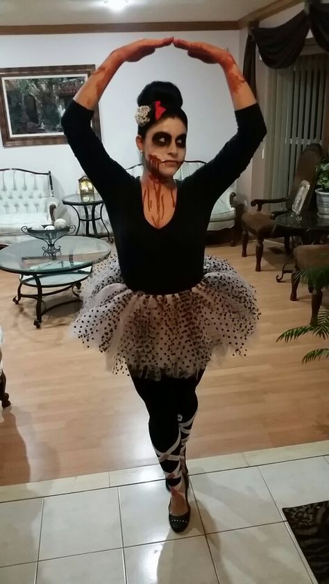 Dead ballerina halloween costume Zombie Dance Costume, Halloween Ballerina Costume, Scary Ballerina Costume, Zombie Ballerina Makeup, Creepy Ballerina Costume, Halloween Ballerina, Dead Ballerina Costume, Zombie Ballerina Costume, Mom Zombie Costume