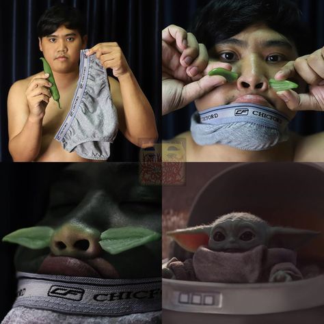 How To Cosplay As Baby Yoda Using Your Nose Low Cost Cosplay, Cheap Cosplay, Best Cosplay Ever, Mandalorian Cosplay, Funny Cosplay, Jessica Nigri, Cosplay Diy, The Mandalorian, Best Cosplay