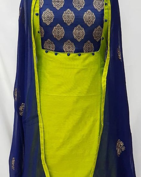 Rs 899+$.ya  Top chanderi silk patch work  Cotton  Salwar  dupatta chiffon work . . For orders WhatsApp 9003807458 .. . . . #salwarsuit… Patch Work Design, Kameez Designs, Salwar Pattern, Salwar Kameez Designs, Fabric Designs, Work Design, Patch Work, Blouse Design, Vera Bradley Backpack