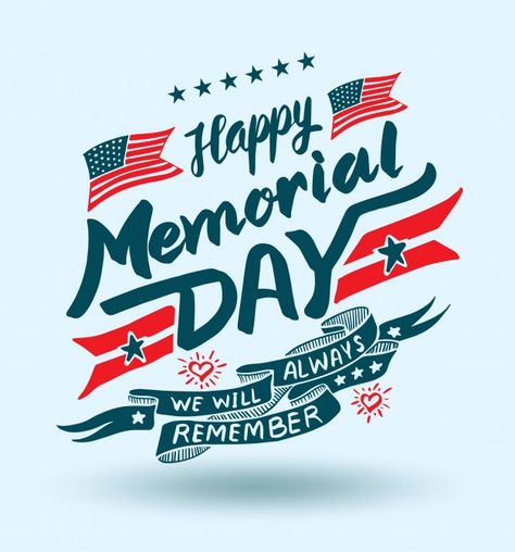 Happy memorial day lettering | Vector Statue Of Liberty Drawing, Holiday Memes, Memorial Day Quotes, America Independence Day, Business Card Template Psd, Blue Business Card, Happy Memorial Day, Memories Quotes, Vintage Typography