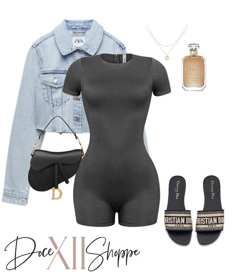 Double lined short sleeve romper. Styling a black romper Cute Outfits Summer Black Women Jumpsuits & Rompers, Jumpsuit Outfit Black Women Summer, Short Romper Outfit Black Women, Romper Outfit Black Women With Sneakers, Short Jumpsuit Outfit Black Women, Black Romper Outfit Black Women, Body Suit Outfits Shorts, Black Shorts Jumpsuit Outfit, Black Romper Outfit Baddie