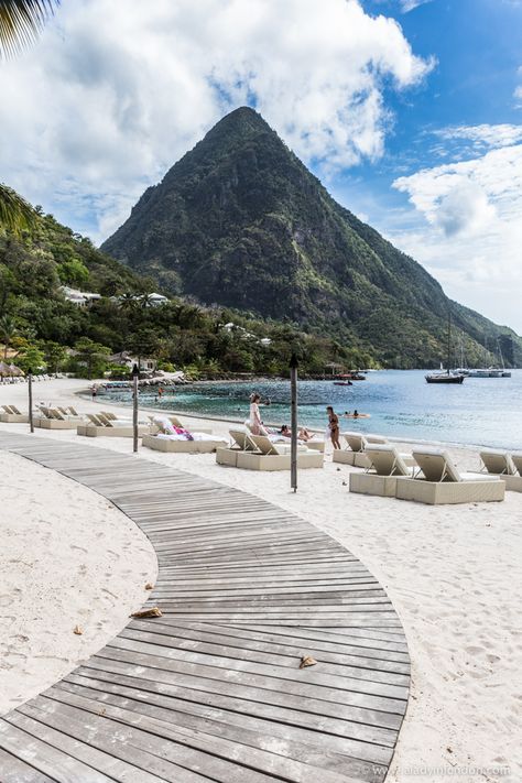 Sugar Beach, St Lucia St Lucia Proposal, St Lucia Travel Guide, Best Carribean Islands To Visit, St Lucia Things To Do In, Sugar Beach St Lucia, Aloita Resort, Pitons St Lucia, St Lucia Island, St Lucia Beach