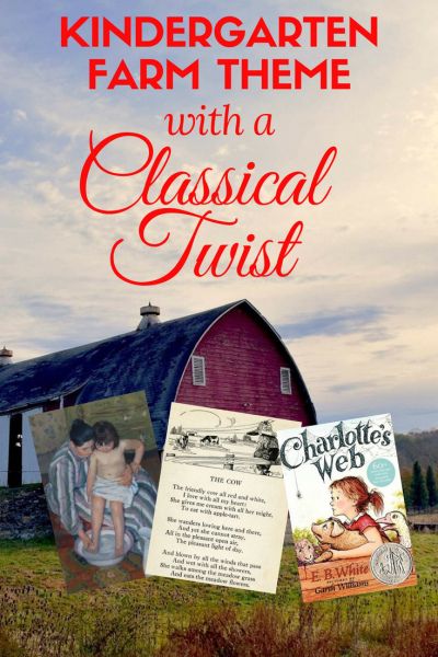 Kindergarten Farm Unit with a Classical Twist – From our Homeschooling Home to Yours Farm Unit Kindergarten, Farm Kindergarten, Classical Christian Education, Ambleside Online, Secular Homeschool, Farm Unit, Homeschool Preschool Activities, Printable Lesson Plans, Montessori Homeschool