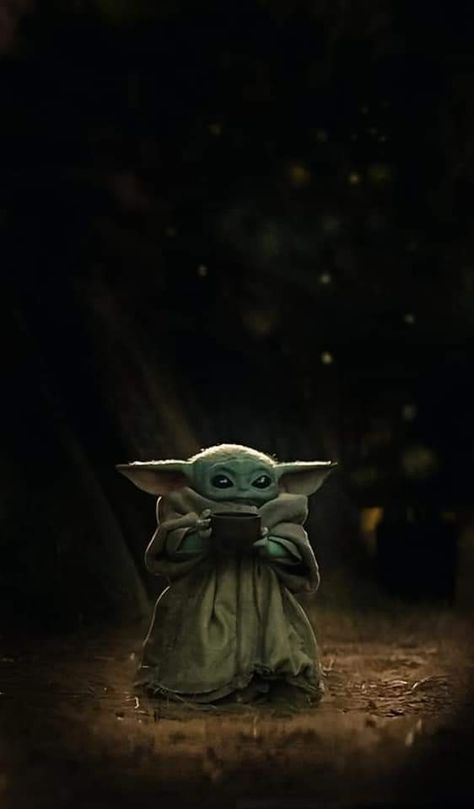 Grogu Wallpaper, Baby Star Wars Characters, Yoda Wallpaper, Star Wars Background, Wallpaper Iphone Disney Princess, Galactic Heroes, Disney Collage, Star Wars Wallpaper, Star Wars Yoda