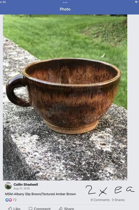 Amaco Glaze On Brown Clay, Textured Amber Brown Glaze Combinations, Glazing Pottery, Glaze Layering, Pottery Place, Ceramic Glazing, Glazing Ideas, Glaze Combinations, Glaze Combos