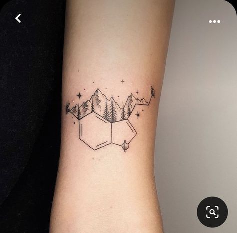 Chemical Structure Tattoo, Chemical Tattoo, Dopamine Tattoo, Serotonin Tattoo, Chemistry Tattoo, Molecule Tattoo, Traditional Tattoo Designs, Health Tattoo, Elements Tattoo