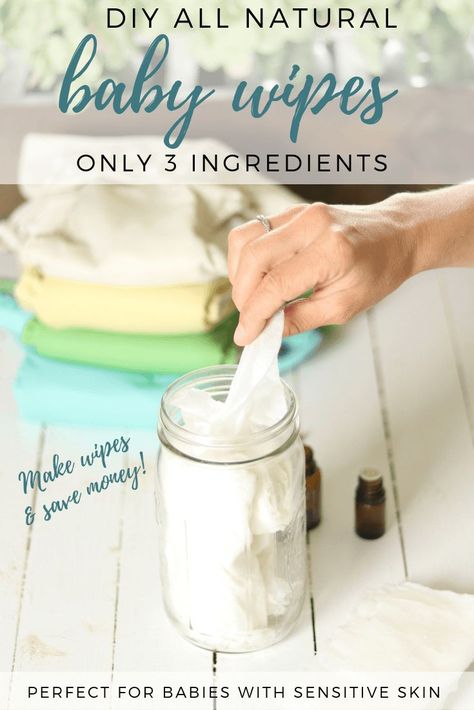 Learn how to make homemade baby wipes for sensitive skin. These wipes are simple to make, cost efficient, and all natural for your babies delicate skin. I’ll show you a disposable wipe option and a reusable wipe option. #ouroilyhouse #diybabywipes #allnatural #homemadebabywipes #babywipes #essentialoils Home Made Baby Wipes, Homemade Wipes, Baby Wipes Recipe, Homemade Baby Wipes, Cloth Baby Wipes, Baby Wipes Container, Reusable Baby Wipes, Laundry Soap Homemade, Dirty Hippie