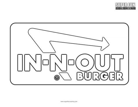 In N Out Burger Coloring Page - Super Fun Coloring In N Out Burger Logo, Burger Party, Burger Logo, In N Out Burger, The Big Bad Wolf, In-n-out Burger, In & Out, Big Bad Wolf, Cool Coloring Pages