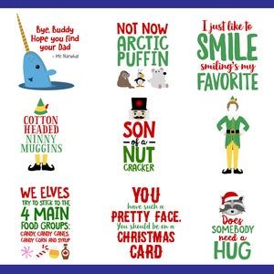 Mr Narwhal, Elf Movie Quotes, Elf Quotes, Elf Svg, Christmas Logo, Elf Yourself, Grinch Png, Create Christmas Cards, Elf Movie