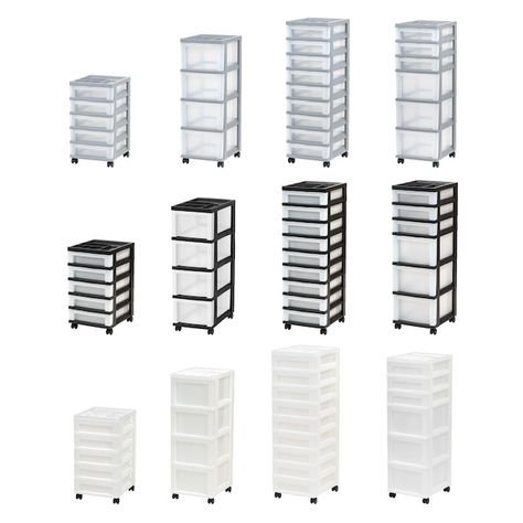 Organize Office Space, Cube Drawers, Drawer Cart, Plastic Storage Drawers, 5 Drawer Storage, Arts And Crafts Storage, Office Stationary, Storage Caddy, Utility Storage