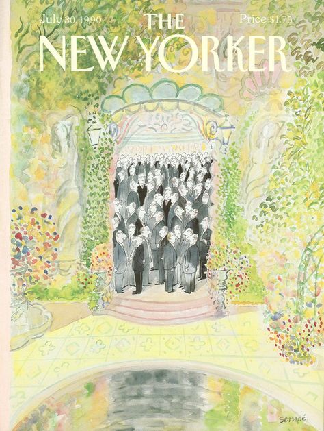 Julio 30, 1990 The New Yorker Magazine, New Yorker Magazine, New Yorker Covers, Art Collage Wall, Vintage Magazines, The New Yorker, Room Posters, New Yorker, Wall Collage