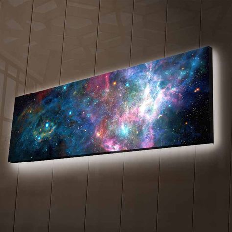 Wallity - LED Illuminated Canvases - Touch of Modern Sedona Decor, Night Sky Art, Galaxy Painting, Shopping Ideas, Source Of Inspiration, Touch Of Modern, Wrapped Canvas Art, Night Skies, Sale House