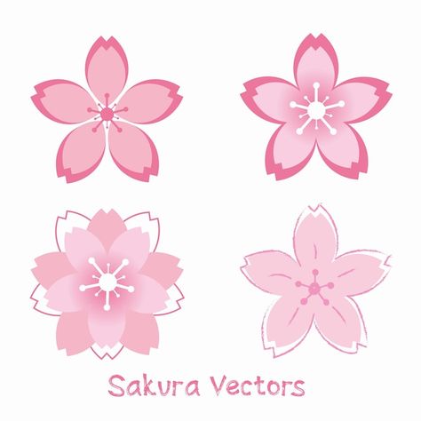 Free Vector | Cherry blossom collection in watercolor style Cherry Blossom Wreath Drawing, Sakura Illustration Flower, Flower Logo Ideas, Copy Paste Symbols, Drawing Environments, Cherry Blossom Illustration, Sakura Watercolor, Cherry Blossom Vector, Cherry Blossom Design