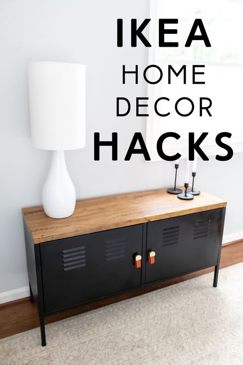 IKEA products are so cheap to begin with but sometimes we want something a little more unique or high end! Check out these DIYs I did to elevate these IKEA products into beautiful pieces on a budget! Fia Garcia Diy, Fjallbo Ikea Hack, Cheap Ikea Hacks, Ikea Home Decor, Home Decor Ikea, Ikea Industrial, Decor Hacks Diy, Modern Industrial Interior, Ikea Products