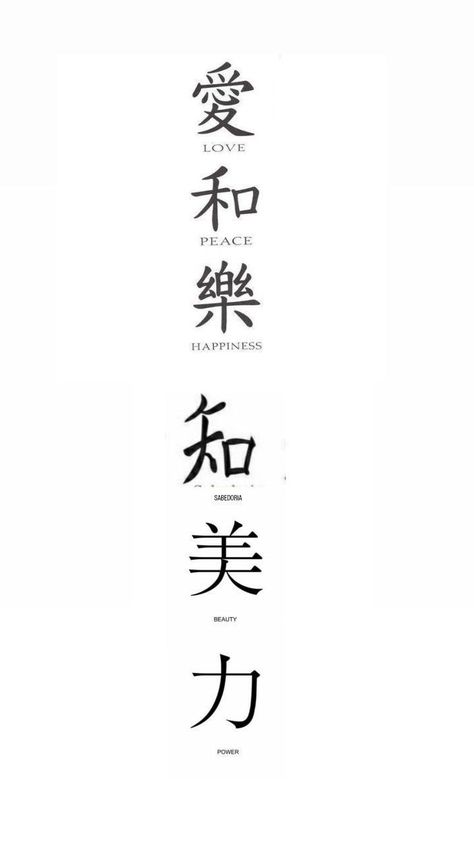 Asian Words Tattoo, Chinses Style Tattoo, Chinese Writing Tattoos For Women, Japenses Tatoos Design Letters, Chinese Tattoo Meanings Quotes, Japanese Word Tattoo, Tattoo Words Meaningful, Japanese Meaningful Words, Japanese Meaningful Words Tattoo