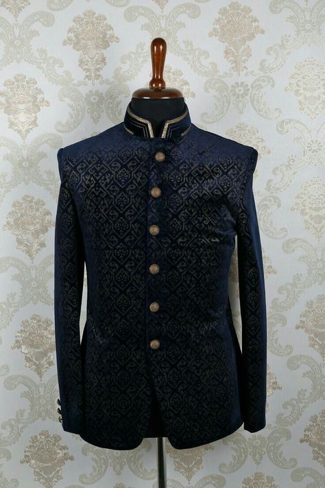 Gala Suits For Men, Prince Coat Wedding Pakistani, Prince Coat Wedding Pakistani Men, Engagement Suits, Men Formal Outfit, Pakistani Kurta Designs, Mens Navy Suit, Denim Pocket Details, Wedding Suits Men Black