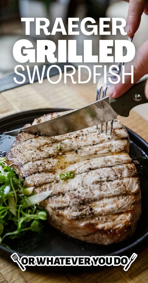 Grilled Swordfish Steaks, Prime Rib Recipe Easy, Crab Legs On The Grill, Leftover Prime Rib Recipes, Smoked Dishes, Grilled Swordfish, Swordfish Recipes, Outdoor Cooking Recipes, Grilled Salmon Recipes