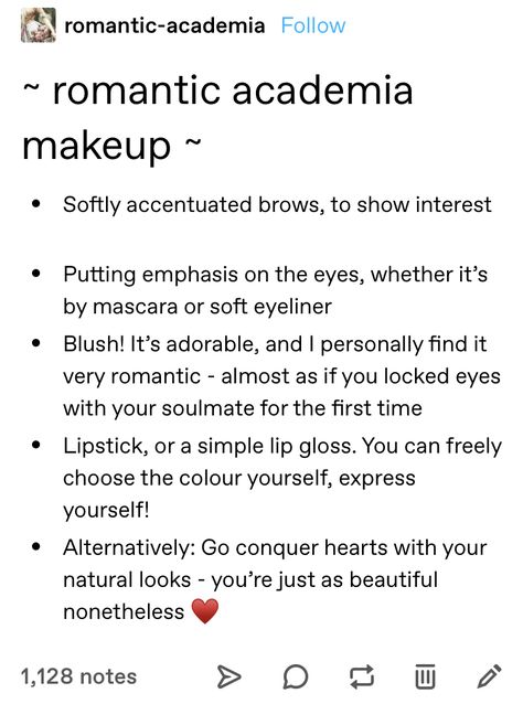 Romantic Academia Hairstyles, Romantic Academia Activities, Dark Academia X Coquette, Romantic Academia Books, Romantic Academia Makeup, Princesscore Hairstyles, Royalcore Makeup, Dark Academia Aesthetic Makeup, Light Academia Makeup