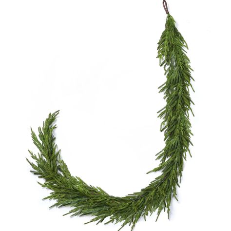 PRICES MAY VARY. Warm Tips: To achieve the look in our photographs, we do recommend purchasing two garlands to layer on top of one another for a very full look. Styled on mantel and in archway with 2 garlands and mixed with fresh-cut cedar branches for added volume Distinctive Xmas Decor: Nature inspired real touch Norfolk Pine Garland is just what you need to welcome the winter season. It showcases the true to life look and feel of freshly cut pine branches, creating a captivating ambiance thro Evergreen Mantle Sprays, Christmas Mantels Simple, Afloral Real Touch Norfolk Pine Garland, Best Christmas Garland, Cypress Garland, Garland Archway Christmas, Stairway Christmas Decor, Cedar Garland Christmas, Mantel Garland