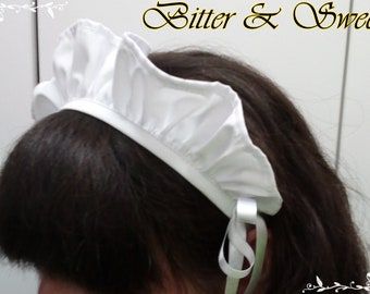 Maid Halloween Costume, Maid Hat, Maid Headband, Maid Halloween, Elven Costume, Chef Costume, Beauty And The Beast Costume, Maid Cosplay, French Maid