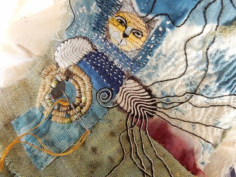 Lorraine Roy, Spirit Cloth, Batik Clothing, As The World Turns, Fiber Art Quilts, Creative Textiles, Fabric Embellishment, Printmaking Art, Find Your Way