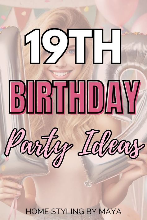 19th birthday ideas
19th birthday party decorations 19th Birthday Ideas Party, Birthday Party Decorations At Home, 19th Birthday Party Ideas, 19th Birthday Ideas, Best Birthday Party Ideas, 19th Birthday Party, Fun Birthday Party, 19th Birthday, Home Styling