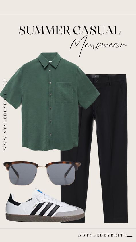 Casual Mens Outfits, Mens Clothing Styles Summer, Men's Summer Outfits, Summer Outfits For Men, Guys Fashion Casual, Trendy Boy Outfits, Classy Outfits Men, Mens Summer Outfits, Mens Casual Outfits Summer