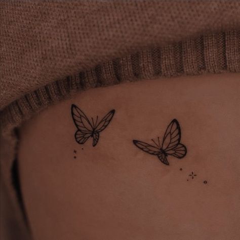 Brown Butterfly Tattoo, Brown Tattoos, Brown Tattoo Ink, Brown Tattoo, Browning Tattoo, Brown Butterfly, Aesthetic Brown, Tattoo Inspo, Flat Belly