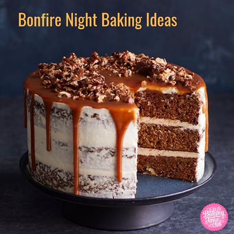 Remember remember the 5th of November!? This time of year is so good for cooking with lots of autumnal flavours and decorations becoming commonplace in the baking world. This week’s Baking Time Club blog post features some sparkling baking ideas for you to try this bonfire night. Get your sparklers at the ready! Including 5th November themed cupcakes, cheesecake, popcorn and more! Banana Layer Cake, Sticky Date Cake, Waitrose Food, Sticky Date, Salted Caramel Cake, Pitted Dates, Honey Caramel, Date Cake, Best Carrot Cake