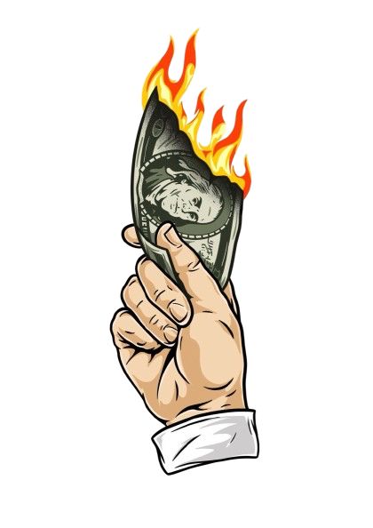 Money On Fire, Money In Hand, Money Is Everything, Money Design Art, Money Stickers, Money Design, Print Design Art, Album Art Design, Trippy Wallpaper