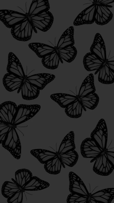 Black Aesthetic Wallpaper Butterflies, Butterfly Black Wallpaper Aesthetic, Dark Mode Ipad Wallpaper, Pretty Wallpapers Butterflies, Butterfly Phone Wallpaper Aesthetic, Black Wallpaper Iphone Lock Screen, Aesthetic Wallpaper Backgrounds Dark, Cute Wallpapers For Ipad Black, Grey Aesthetic Background Laptop