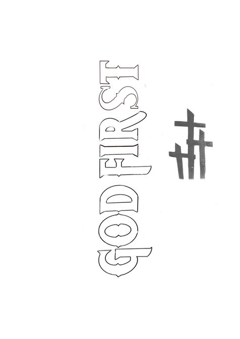 God First Tattoo Stencil, Gods Gift Tattoo, God First Tattoos, Jesus On Cross Tattoo, Tattoos For Guys Forearm, Prayer Tattoo, Arm Tattoos For Guys Forearm, Jesus On Cross, Latest Tattoo Design