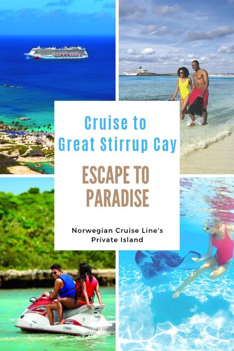 The memories you make when you cruise to Great Stirrup Cay will last a lifetime. View best tips, top attractions & things to do in Great Stirrup Cay, Norwegian Cruise Line's private island in the Bahamas. #greatstirrupcay #bahamascruise #ncl #norwegiancruiseline Great Stirrup Cay Bahamas, Great Stirrup Cay, Cruise Ports, Cruise Pictures, Bahamas Island, How To Book A Cruise, Cruise Excursions, Bahamas Cruise, Norwegian Cruise Line