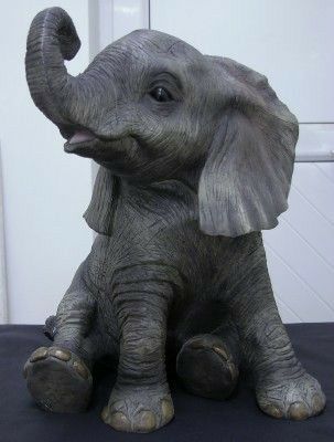 Realistic Ceramic Sculpture, Animal Sculptures Clay, Elephant Pottery, Cute And Funny Animals, Funny Animals Videos, Easy Clay Sculptures, Gift For Your Boyfriend, Elephant Pictures, Boho Art Drawings