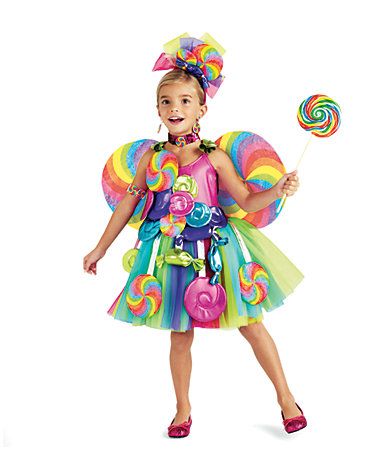 candy fairy girls costume Candy Fairy Costume, Lollipop Costume, Candy Halloween Costumes, Fairy Costume For Girl, Candy Fairy, Fairy Fancy Dress, Candy Girls, Candy Costumes, Kids Carnival