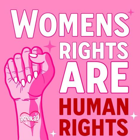 Howrad Studios on Instagram: "Why does the world continue to go backwards, Womens rights are human rights!! 💘" Slogan About Human Rights, Human Rights Slogan, Women's Rights Quotes, Women's Rights Poster, Women Rights Quotes, Women’s Rights Quotes, Women's Rights Graphic Design, Creative Posters On Women Empowerment, Womens Rights Poster