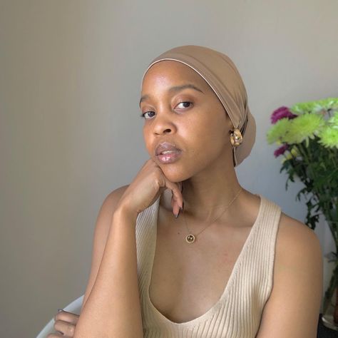 Headwrap Styles For Bald Head, Accessories Black Women, Headwrap Styles, Holy Girl, Vision 2024, Modest Outfit Ideas, Head Wrap Styles, Hair Wrap Scarf, Natural Black Women