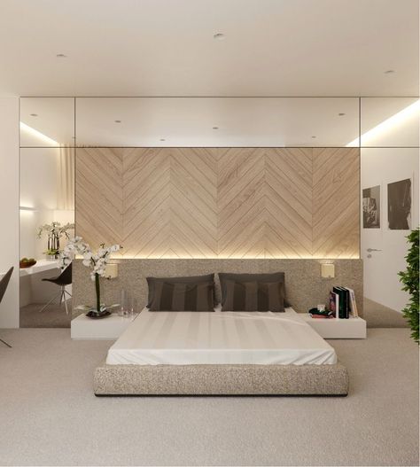 7a2035d7bf74629b5195698c70ba45db Tv Walls, Modern Minimalist Bedroom, Bedroom Design Inspiration, Modern Bedroom Interior, Hotel Room Design, Minimalist Bedroom Design, Bedrooms Ideas, Small Bedroom Designs, Modern Bedroom Design