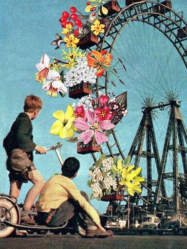 rollercoaster Surreal Collage, Arte Inspo, Vintage Collage, Collage Artists, Art And Illustration, Art Journals, Surreal Art, Art Plastique, Medium Art