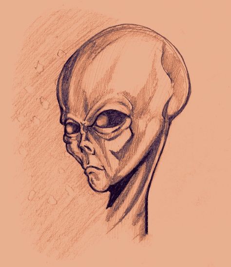 Alien ~^**... Alien Drawing Ideas, Alien Drawing, Cool Alien, Cartoon Drawings Disney, Alien Drawings, Cartoon Drawings Of Animals, Grey Alien, Easy Cartoon Drawings, Drawing Face