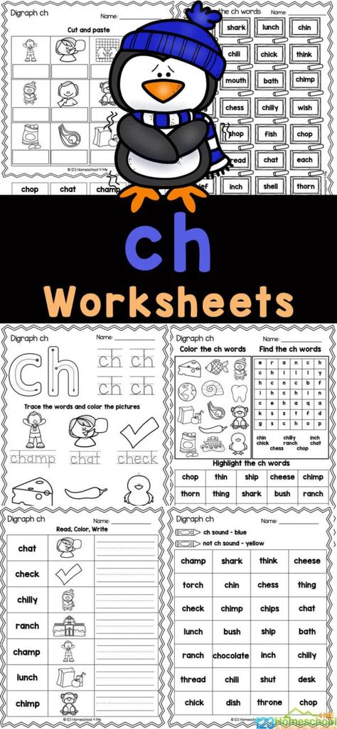 Ch Words Worksheets For Kindergarten, Digraphs Worksheets For Grade 1, Free Digraph Worksheets, Ch Diagraph Worksheets Free, Ch Phonics Worksheets, Ch Worksheets Kindergarten, Th Digraph Worksheet, Ch Digraph Worksheet, Ch Sound Activities