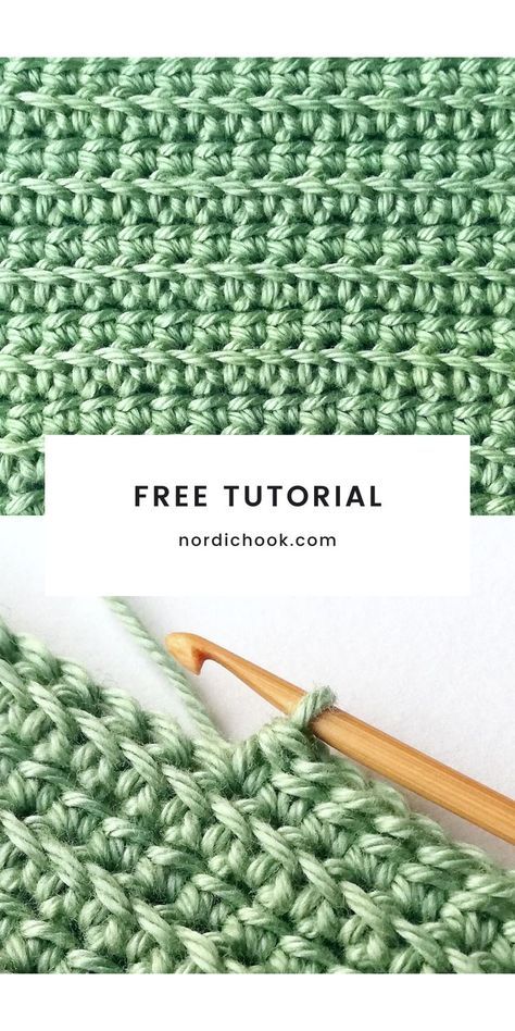 This free crochet tutorial shows how to make linked half double crochet step-by-step. It includes detailed photo instructions. This stitch has a very nice texture and the fabric turns out quite thick. Crochet Granny Square Tutorial, 100 Crochet Stitches, Crochet Stitch Tutorial, Crochet Afghan Patterns Free, Half Double Crochet Stitch, Crochet Stitches For Blankets, Crochet Throw Blanket, Stitch Tutorial, Crochet Quilt