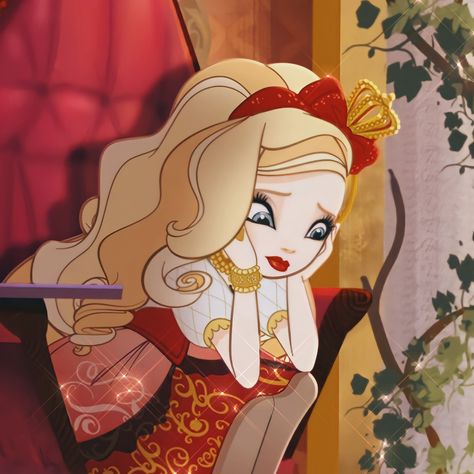 Apple White Icon, Apple White Ever After High, Ever After High Pfp, Ever After High Apple White, Eah Icons, Ever After High Icons, Healing My Inner Child, High Pfp, Everafter High