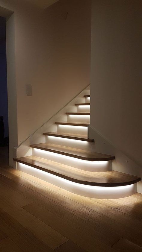 Stairway Lighting, Stairs Design Modern, Stairway Design, Home Stairs Design, Dream House Rooms, House Stairs, Luxury Homes Dream Houses, Dream House Interior, Dream House Exterior