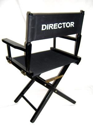 Everyone loves a movie... Decorate the backs of chairs Movie Star style Placido Domingo, Arte Peculiar, Movie Directors, Community Theater, Directors Chair, Lights Camera Action, Movie Director, Film Set, Film Director