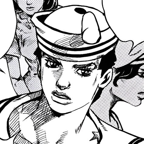 Jojolion Jjba Manga Pfp, Gappy Jojolion, Jojolion Josuke, Manga Pfp, Anime Drawing, Jojo Bizzare Adventure, Manga Illustration, Jojo Bizarre, Manga Drawing