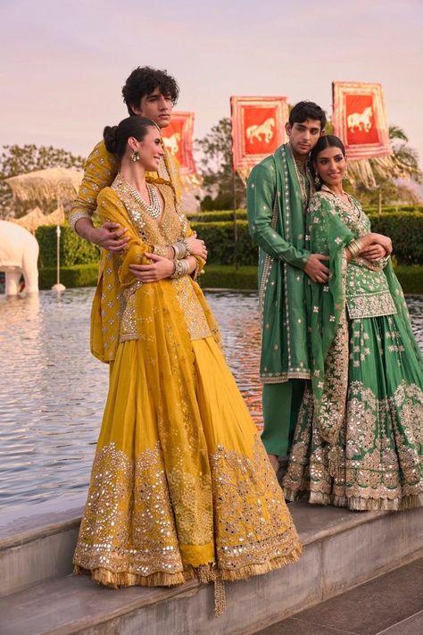 Latest Abhinav Mishra Collection 2024 With Pictures | WedMeGood Abu Jani And Sandeep Khosla Suits, Abhinav Mishra Lehenga Mirror Work, Abhinav Mishra Lehenga, Mishra Lehenga, Elegant Royal Dresses, Fashion Names Ideas, Valima Dress, Shaadi Vibes, Ratna Pathak